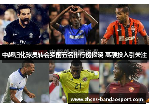 中超归化球员转会费前五名排行榜揭晓 高额投入引关注